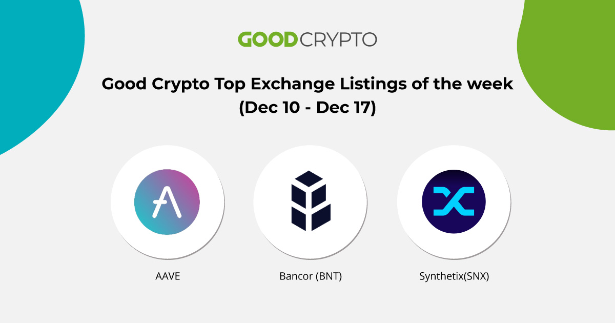 Last weekâs top listings on exchanges