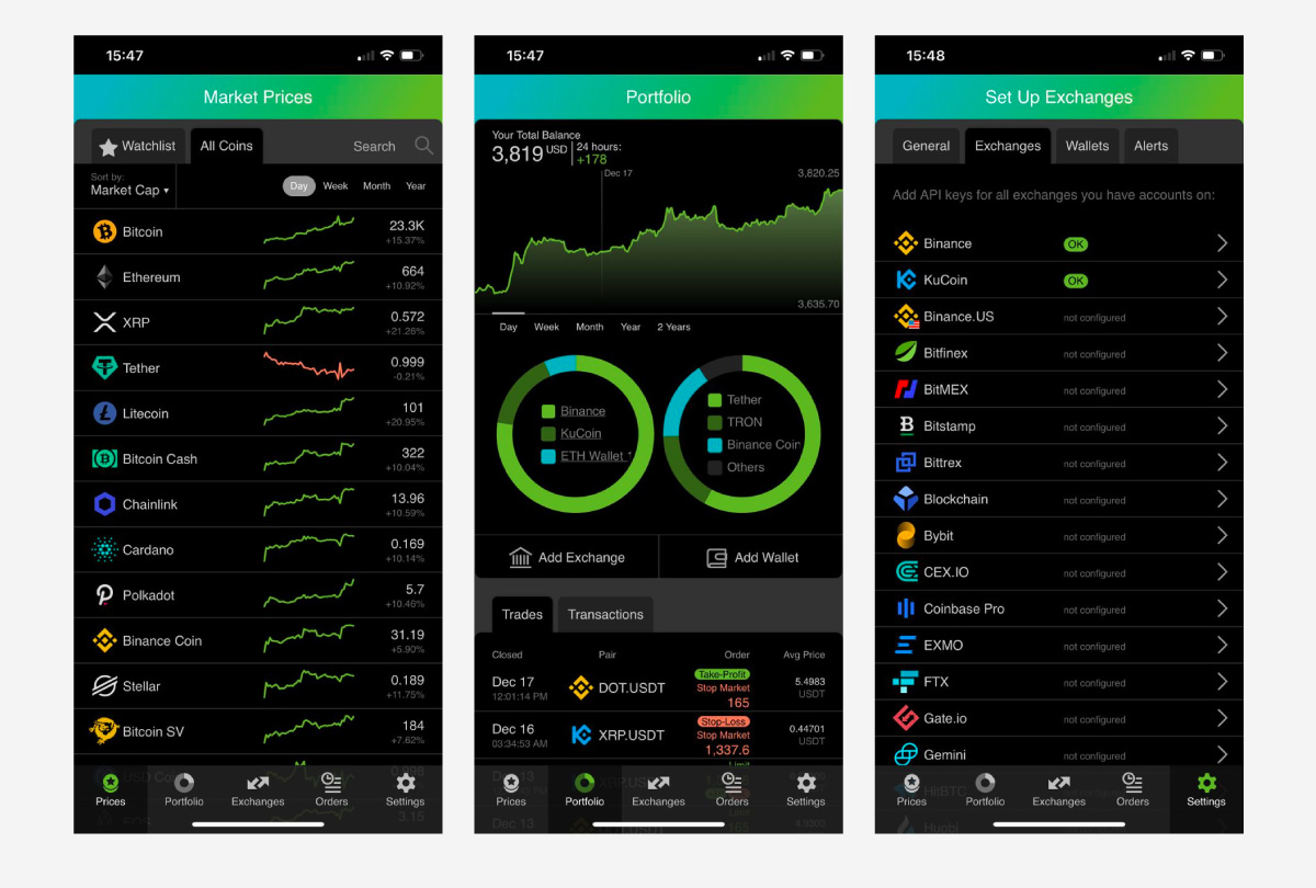 Good Cryptoâs UI   