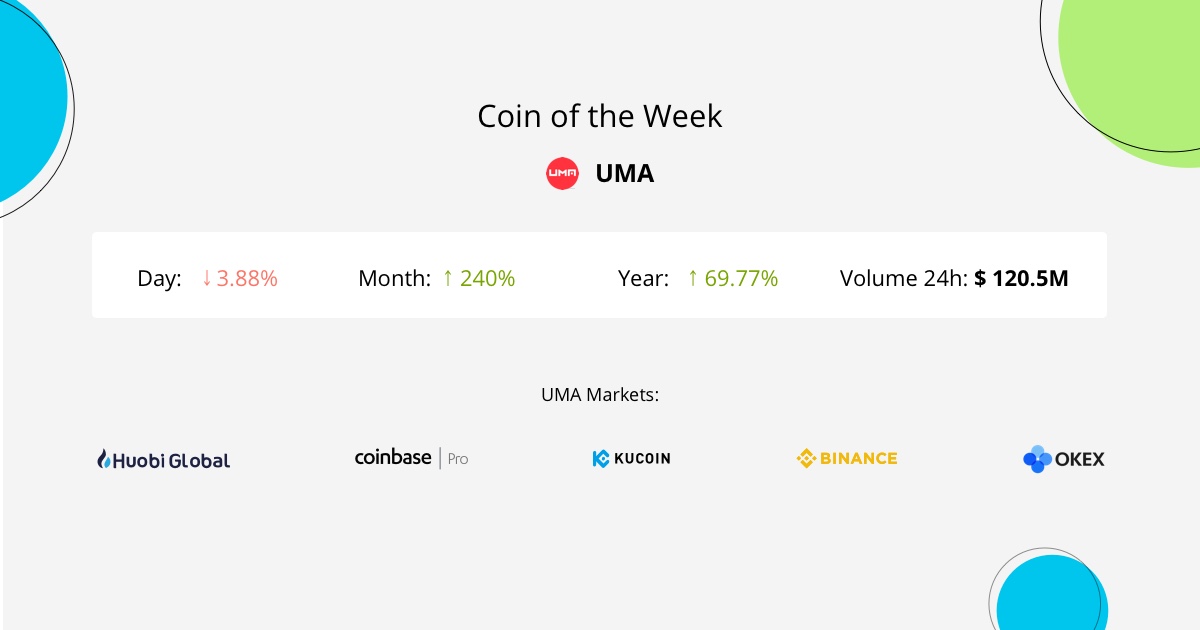UMA creates a general framework for creating synthetic assets on Ethereum.
