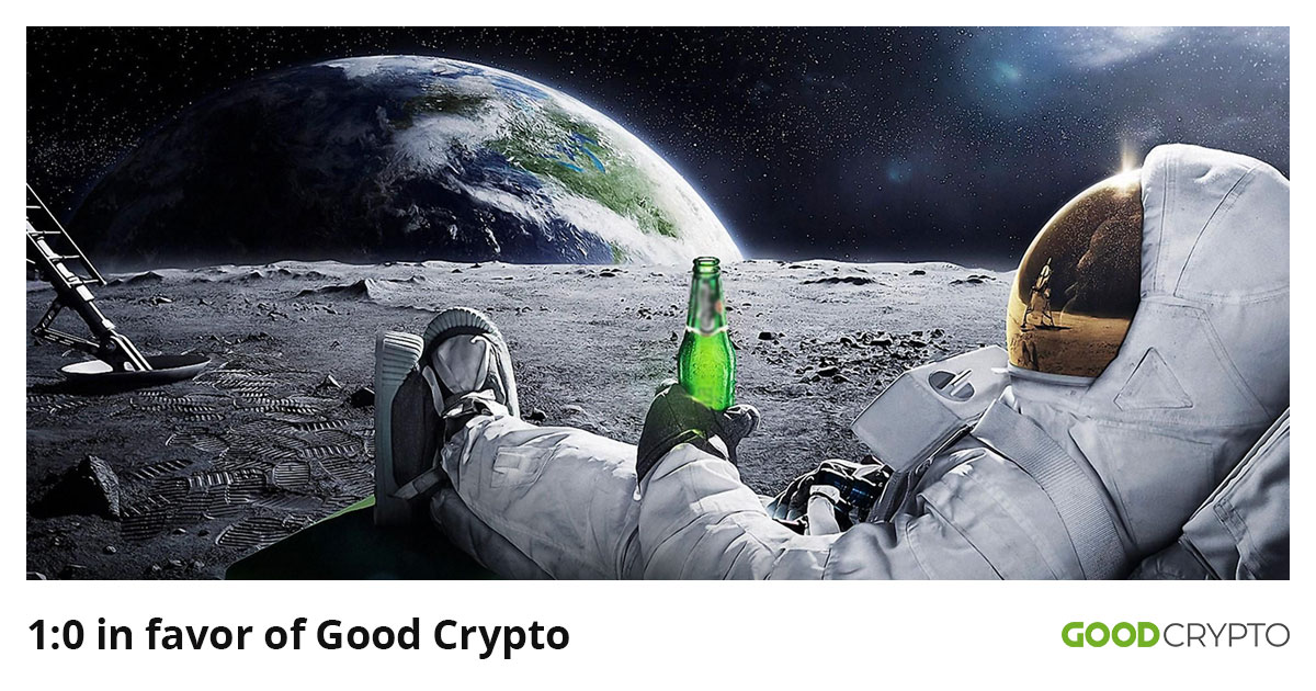 Good Crypto takes the lead over all the other applications on the crypto market, leaving Cryptowatch behind.