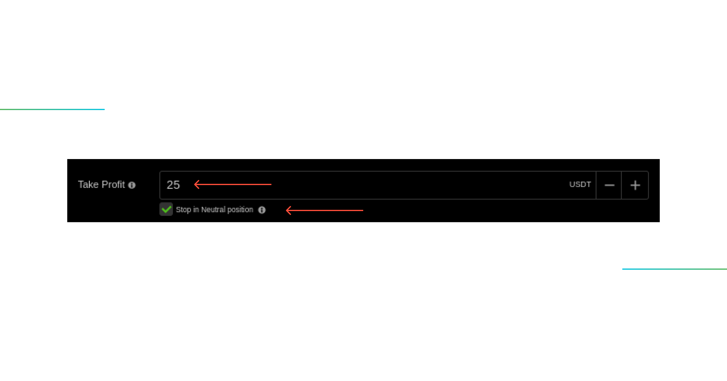 Take Profit Parameter in grid bot
