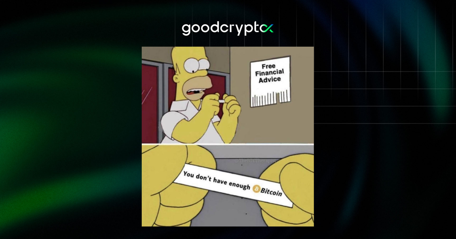 goodcryptoX crypto meme