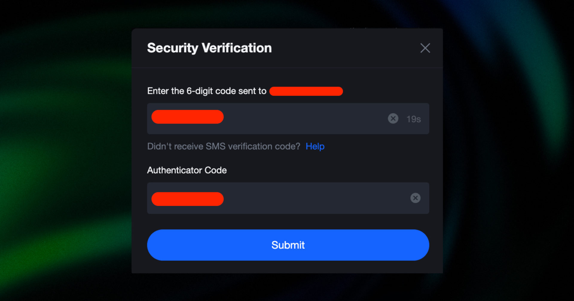 MEXC Security Verification Example