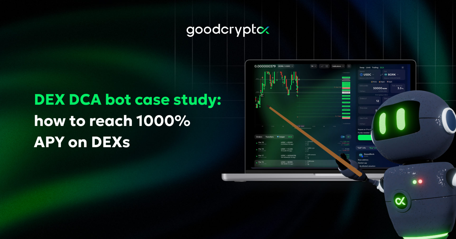 1000% apr dex dca bot case study
